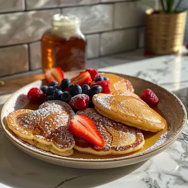 Close-up of heart-shaped pancakes stacked on a plate, golden brown and fluffy.