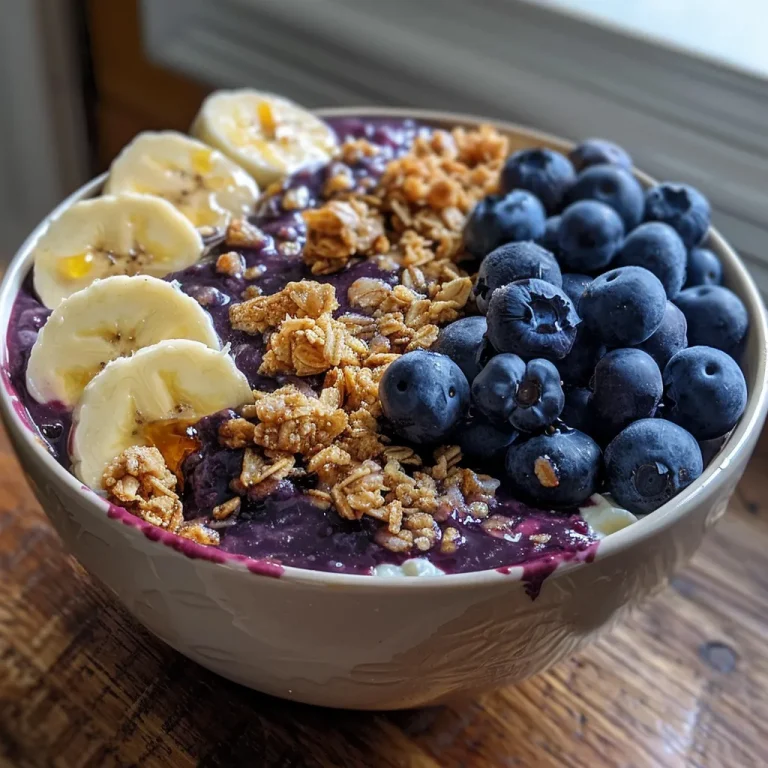 Deliciously Easy Baked Blueberry Cottage Cheese Bowls: A Wholesome Treat Close-up view of baked blueberry cottage cheese bowl topped with fresh blueberries and oats.