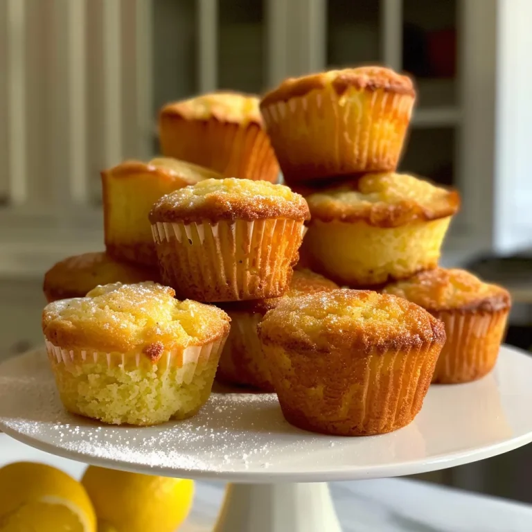Brighten Your Day with Easy Gluten-Free Lemon Muffins Close-up view of golden-brown gluten-free lemon muffins with a moist texture.