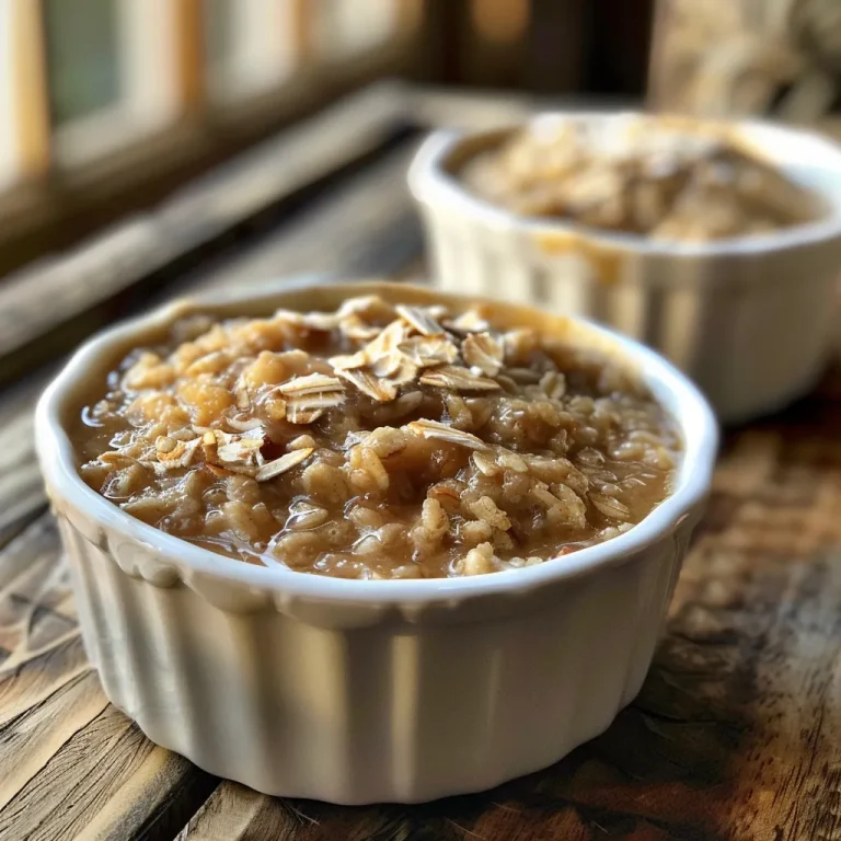 Three delicious oatmeal cups filled with almond butter and drizzled with maple syrup.