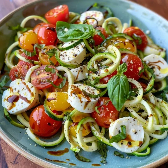 A vibrant arrangement of colorful heirloom tomatoes, creamy burrata, and peach slices on a wooden surface.