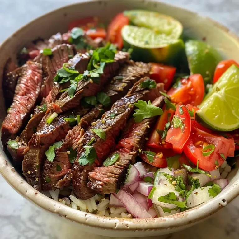 ['Close-up view of a healthy steak bowl featuring juicy steak and fresh ingredients.', 'Side view of a delicious steak bowl with vibrant colors and texture.', 'An appetizing steak bowl with a focus on the grilled meat and accompanying vegetables.', 'Detailed close-up of a healthy steak bowl showcasing its layers and ingredients.']
