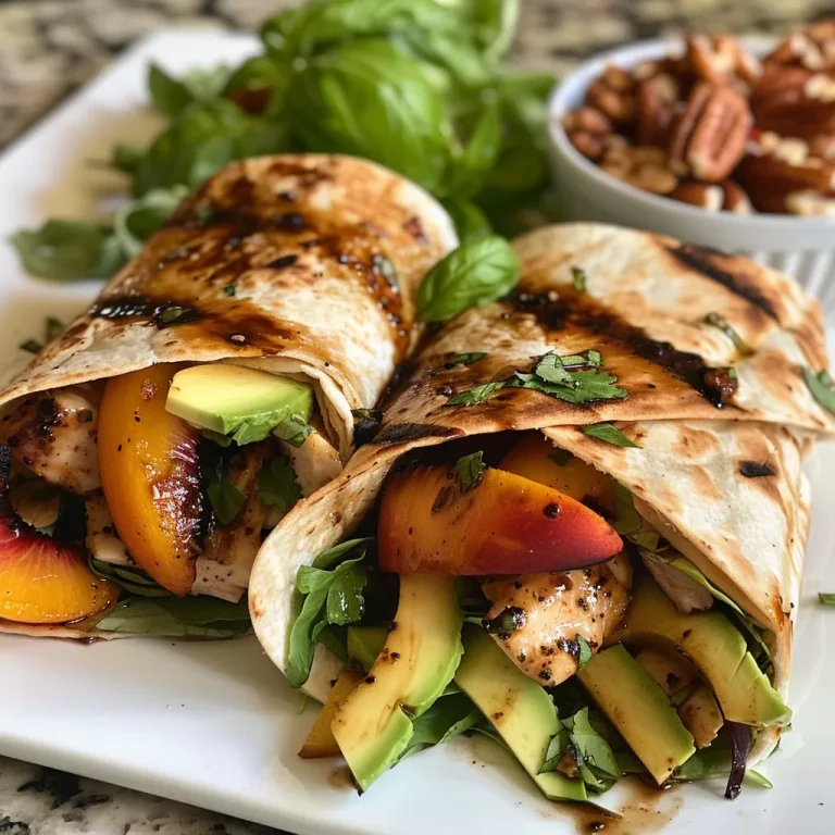 ['A close-up side view of a chicken avocado wrap filled with fresh ingredients.', 'Juicy sliced chicken and vibrant vegetables wrapped in a large tortilla.', 'A colorful chicken avocado wrap with layers of avocados and greens.', 'A delicious chicken avocado wrap showcasing its fresh fillings in a side view.']