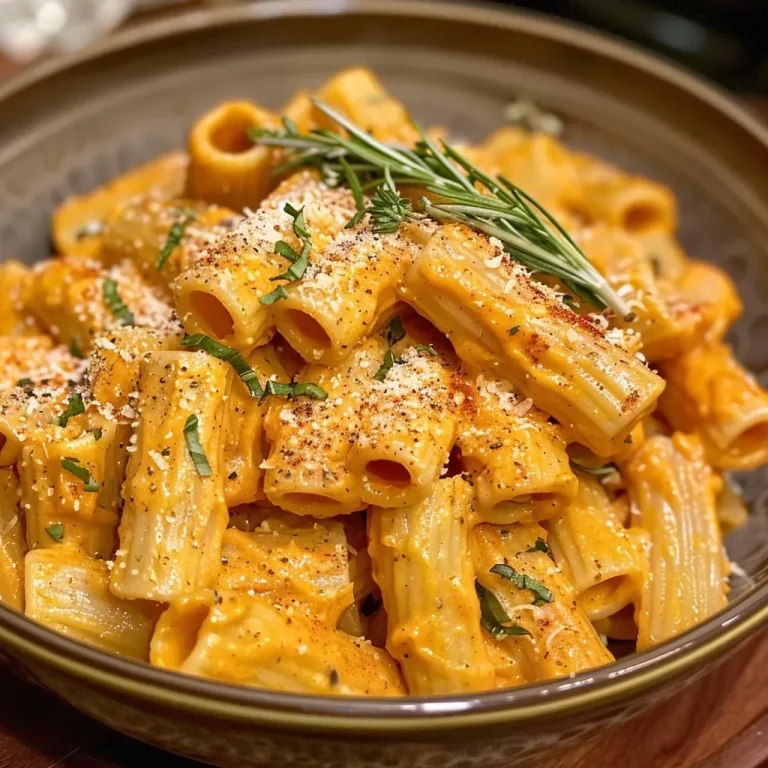 ['Close-up of creamy pumpkin pasta garnished with Parmesan cheese.', 'Side view of a bowl filled with rich creamy pumpkin pasta and spinach.', 'Delicious creamy pumpkin pasta served with herbs and spices.', 'Bowl of vibrant pumpkin pasta showcasing its creamy texture and ingredients.']