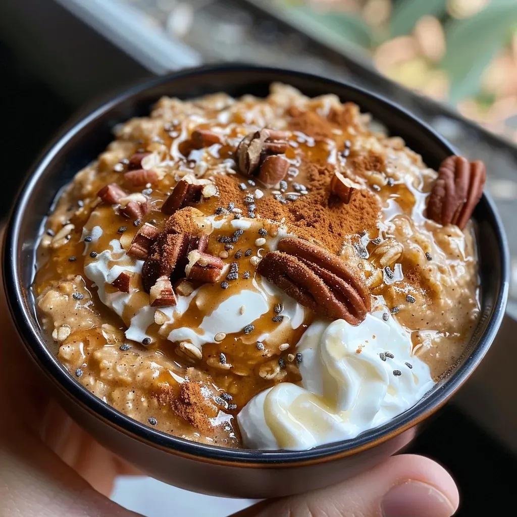 ['Close-up of creamy overnight oats topped with chopped walnuts and berries.', 'Side view of overnight oats with a drizzle of maple syrup and a sprinkle of chia seeds.', 'Juicy, delicious bowl of overnight oats showcasing walnuts and fresh berries.', 'Colorful overnight oats in a clear glass jar highlighting layers of oats and nuts.']
