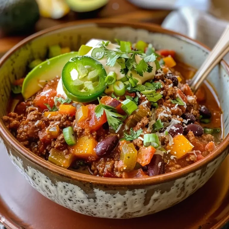 ['Close-up of a hearty pumpkin chili in a bowl, showcasing ingredients like beans and ground turkey.', 'Side view of a steaming bowl of pumpkin chili, highlighting its rich texture and vibrant colors.', 'Detailed photo of pumpkin chili featuring diced vegetables and a sprinkle of herbs, served in an appetizing manner.', 'Close-up image of a delicious pumpkin chili filled with red kidney beans and chunks of pumpkin.']
