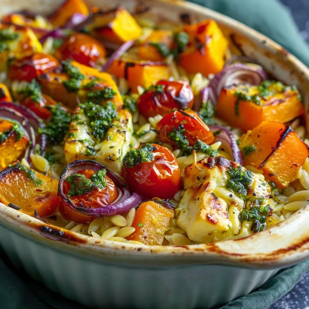 ['Close-up view of juicy roasted butternut squash slices, golden and caramelized.', 'Side view of roasted butternut squash, highlighting its tender texture and rich color.', 'Delicious roasted butternut squash, garnished with herbs, showing crispy edges.', 'A detailed look at roasted butternut squash pieces, showcasing their inviting appearance.']