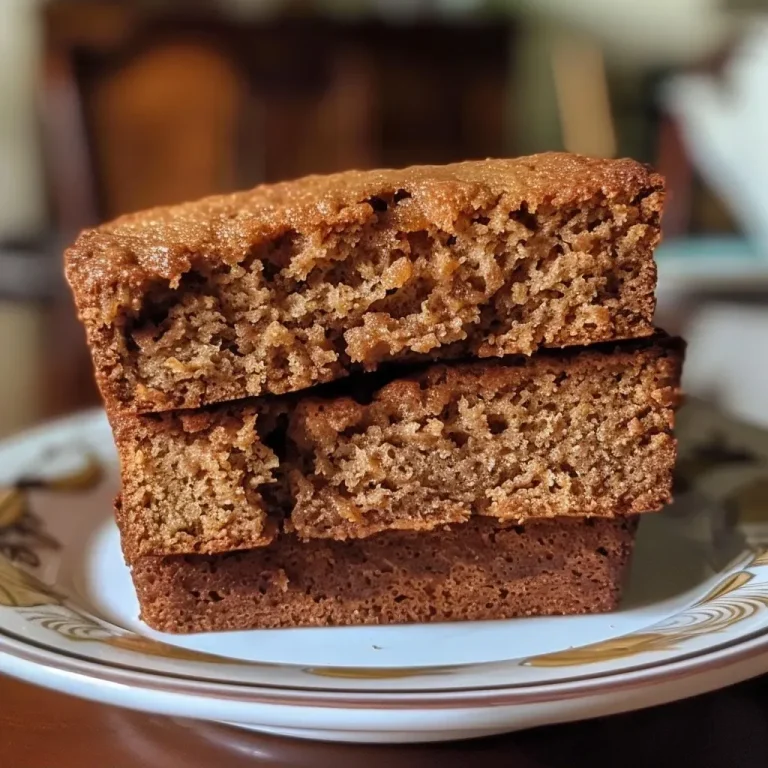 ['Close-up side view of a slice of Spiced Applesauce Bread with a moist texture.', 'Juicy Spiced Applesauce Bread displayed, highlighting its spices and rich color.', 'Delicately sliced Spiced Applesauce Bread showcasing its golden-brown crust and soft interior.', 'A warm slice of Spiced Applesauce Bread featuring visible spices and a crumbly texture.']