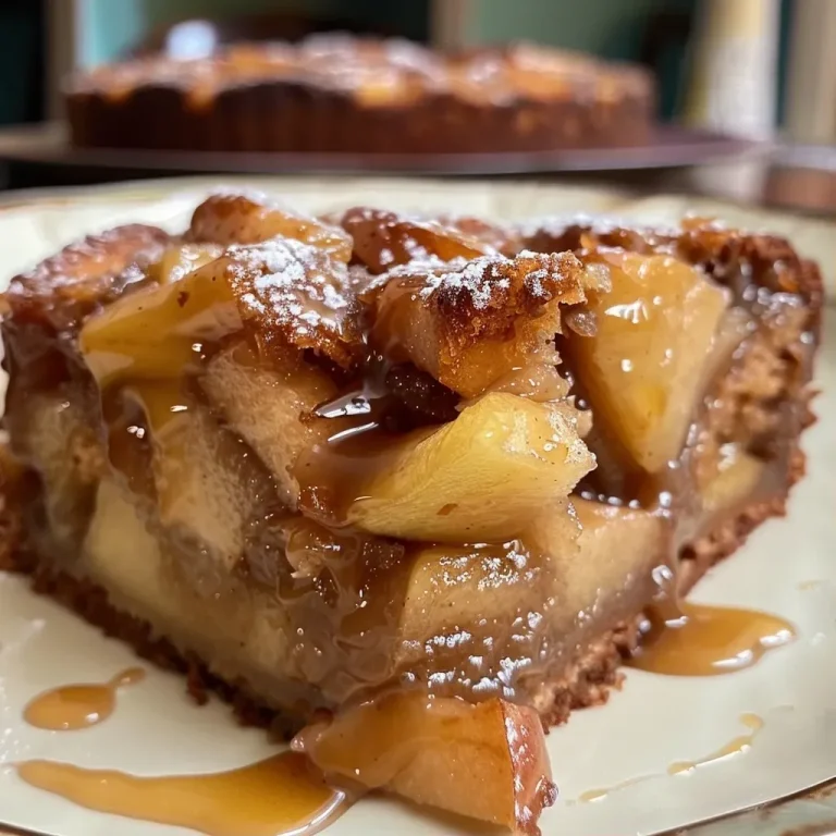 ['Close-up side view of a Toffee Apple Cake, showcasing its moist layers and apple chunks.', 'Side view of a freshly baked Toffee Apple Cake with a glossy toffee glaze and apple pieces visible.', 'Juicy Toffee Apple Cake displayed from the side, highlighting its rich texture and caramel drizzle.', 'Detailed side profile of a Toffee Apple Cake, revealing soft cake layers and chunks of baked apples.']