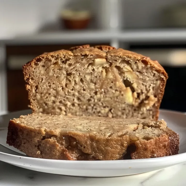 ['Close-up view of freshly baked apple cider bread with a golden crust.', 'Side view of apple cider bread showcasing its moist texture and apple chunks.', 'Detailed shot of apple cider bread emphasizing its warm, inviting appearance.', 'Slice of apple cider bread with visible spices and apple pieces, highlighting its homemade quality.']