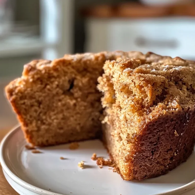 ['Close-up view of a moist Apple Cider Donut Bread showcasing a golden-brown crust.', 'Side angle of freshly baked Apple Cider Donut Bread with a crumbly texture.', 'Detailed view of a slice of Apple Cider Donut Bread highlighting its juicy interior.', 'Close-up image of Apple Cider Donut Bread with visible sugar coating and spice aroma.']
