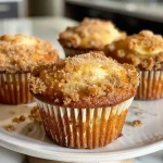 ['Close-up view of a freshly baked apple cinnamon Greek yogurt muffin, showcasing its golden brown top and moist texture.', 'Side view of an apple cinnamon Greek yogurt muffin on a textured surface, highlighting its fluffy interior and apple chunks.', 'Detailed image of a warm apple cinnamon muffin, with visible cinnamon specks and a lightly glazed exterior.', 'Close-up of a muffin filled with diced apples and a sprinkle of cinnamon on top, emphasizing its appetizing appearance.']