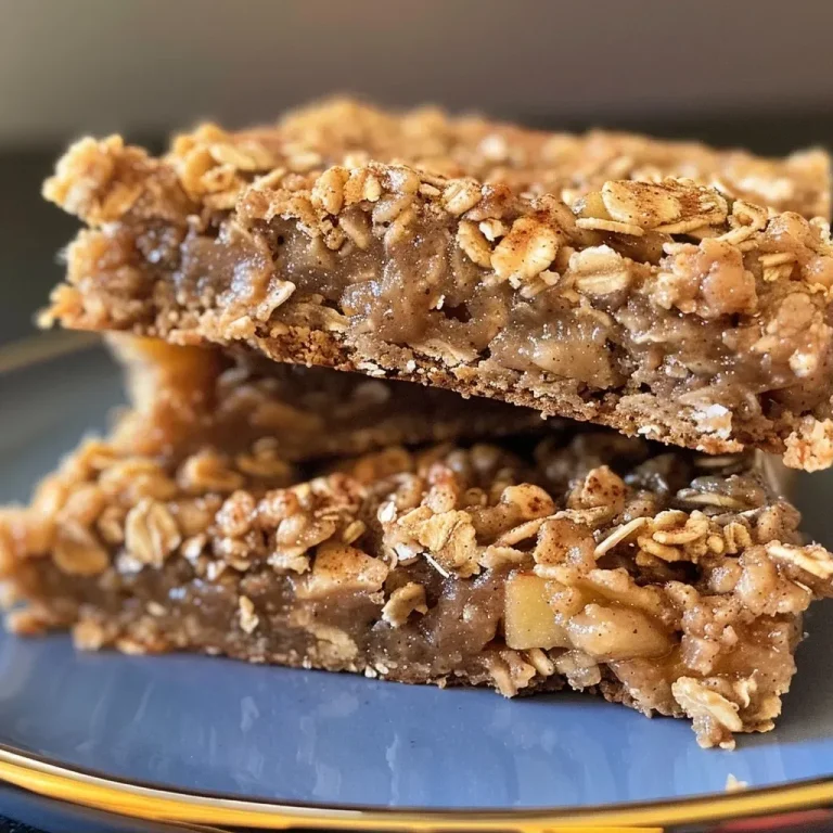 ['Close-up view of apple cinnamon oat bars displayed on a wooden table.', 'Side shot of homemade apple cinnamon oat bars showcasing texture and ingredients.', 'Delicious apple cinnamon oat bars arranged neatly, highlighting diced apples.', 'Juicy apple cinnamon oat bars with a golden-brown topping, photographed from the side.']