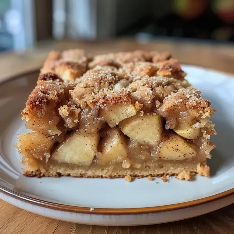 ['Close-up view of a slice of Apple Coffee Cake, showcasing diced apples and a crumbly topping.', 'Side view of moist Apple Coffee Cake with visible layers of apple and cinnamon streusel.', 'Juicy Apple Coffee Cake with a golden crust and a generous sprinkle of cinnamon sugar on top.', 'A delectable piece of Apple Coffee Cake featuring chunks of honeycrisp apples and buttery texture.']