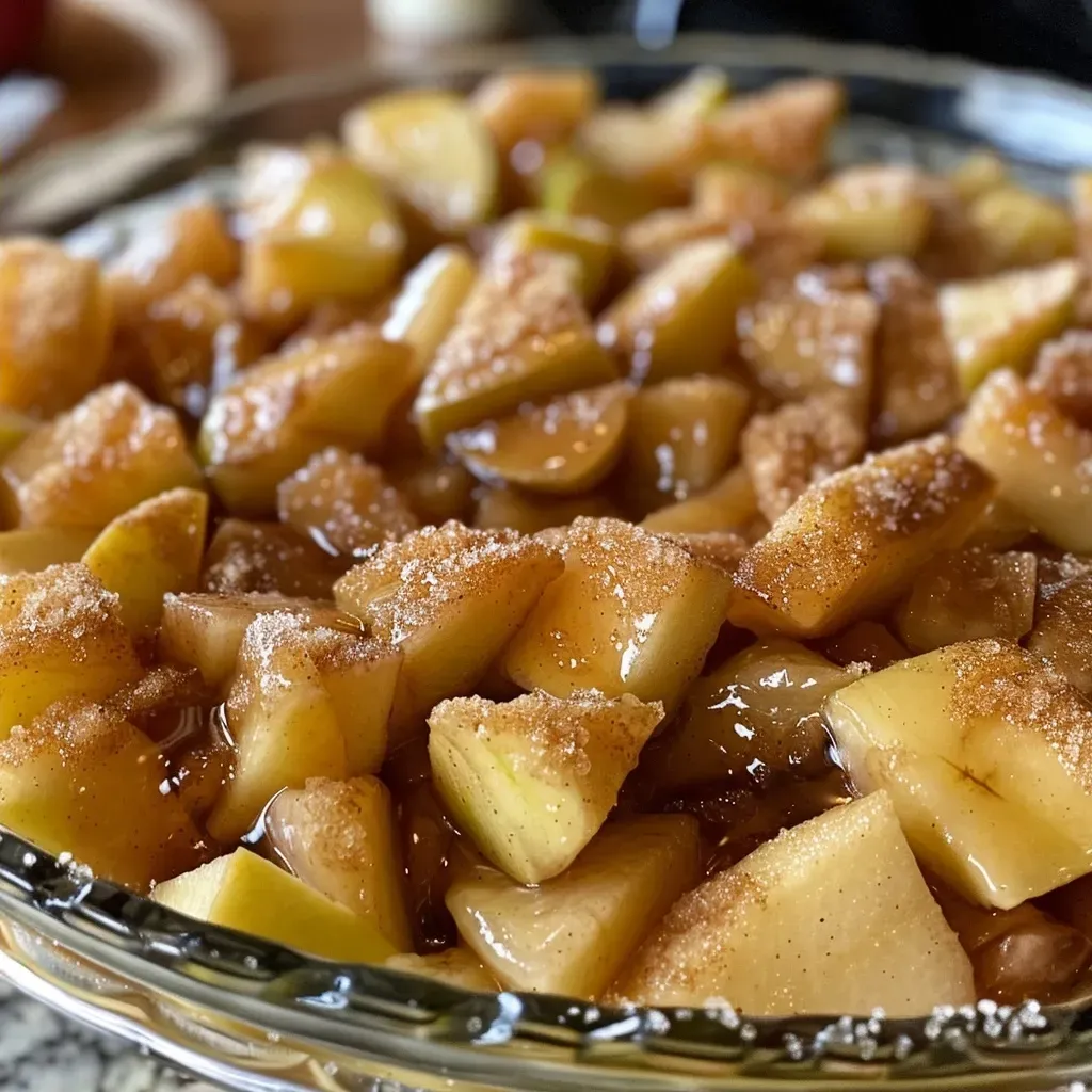 ['A close-up view of a bowl filled with apple pie dip alongside cinnamon sugar tortilla chips.', 'Juicy apple pie dip displayed in a bowl, with crispy tortilla chips sprinkled with cinnamon sugar.', 'Side view of delicious apple pie dip, served with golden-brown tortilla chips coated in cinnamon sugar.', 'A mouth-watering apple pie dip served with freshly made cinnamon sugar tortilla chips.']