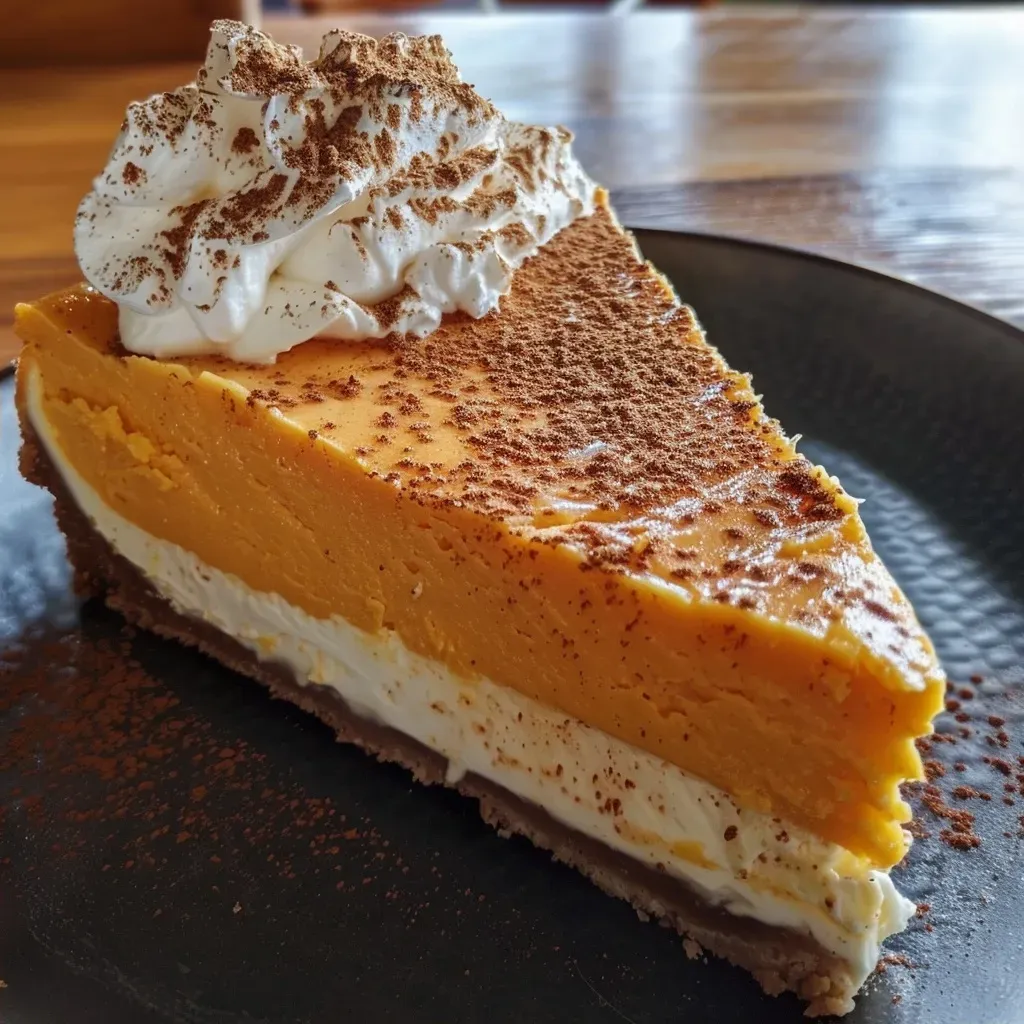 ['Close-up view of a creamy butternut cheesecake with a smooth surface and a slice removed, showcasing layers.', 'Side view of a luscious butternut cheesecake topped with a light whipped cream layer, highlighting its rich texture.', 'Detailed shot of a butternut cheesecake displaying a golden-brown crust, creamy filling, and garnished edges.', 'Zoomed-in image of butternut cheesecake with a slice revealing its golden interior and smooth topping.']