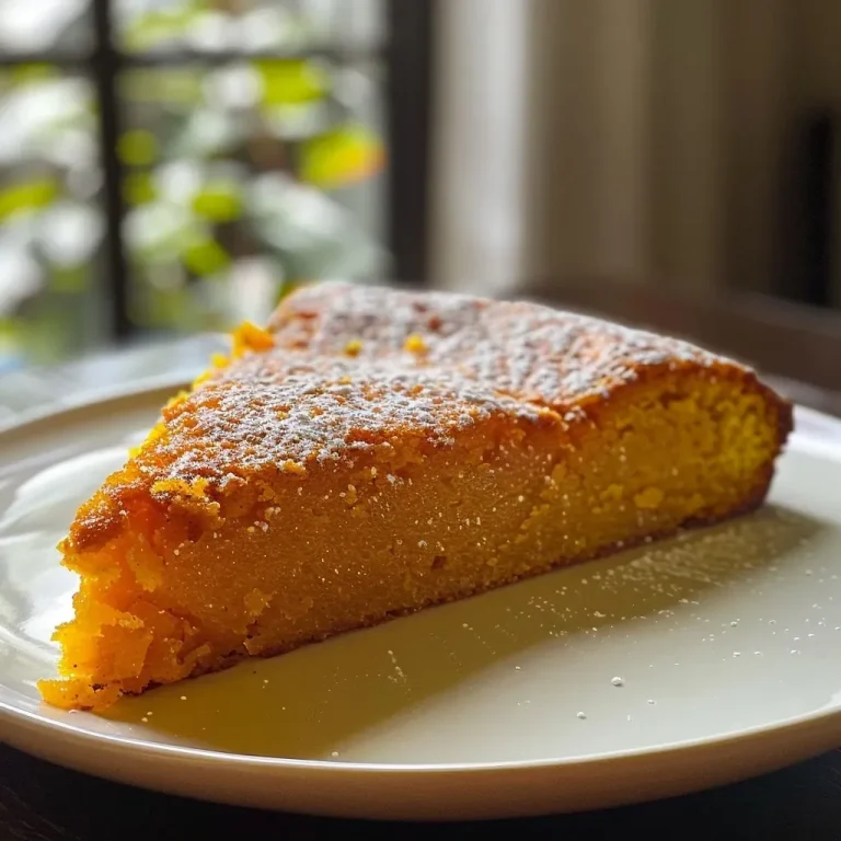 ['A close-up side view of a moist butternut squash cake on a plate, showcasing its golden-brown exterior.', 'A slice of butternut squash cake with a textured surface and icing sugar dusting, placed on a neutral background.', 'A side view of a delectable butternut squash cake, revealing its fluffy interior against a wooden tabletop.', 'A beautifully presented butternut squash cake slice, highlighting its rich color and garnished with icing sugar.']