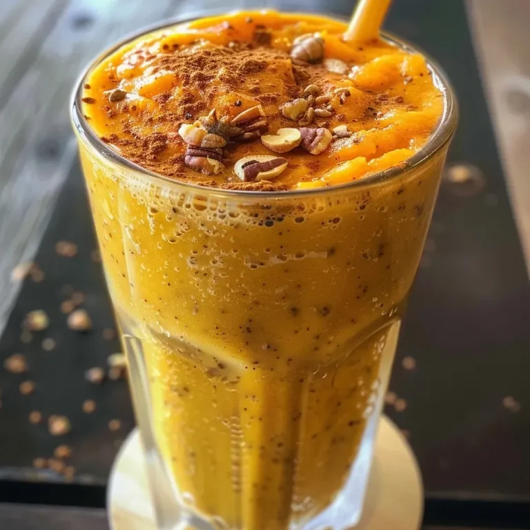 ['Close-up side view of a vibrant Chai-Spiced Butternut Squash Smoothie in a glass.', 'Chai-Spiced Butternut Squash Smoothie presented in a clear glass, showcasing its creamy texture.', 'Side profile of a delicious, thick Chai-Spiced Butternut Squash Smoothie, topped with a sprinkle of cinnamon.', 'A richly colored Chai-Spiced Butternut Squash Smoothie captured in a close-up shot, highlighting its ingredients.']