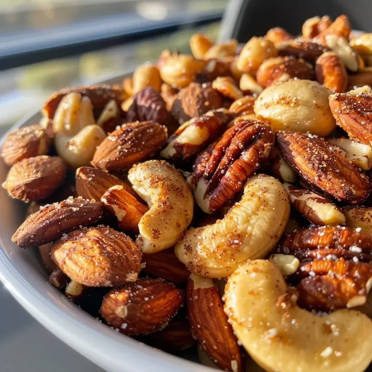 ['Close-up view of chai-spiced mixed nuts with a glossy finish.', 'Side angle of a bowl filled with chai-spiced mixed nuts, showcasing different nut varieties.', 'Delicious chai-spiced mixed nuts arranged artfully in a bowl, highlighting their texture.', 'A vibrant display of chai-spiced mixed nuts with a rich spice coating.']