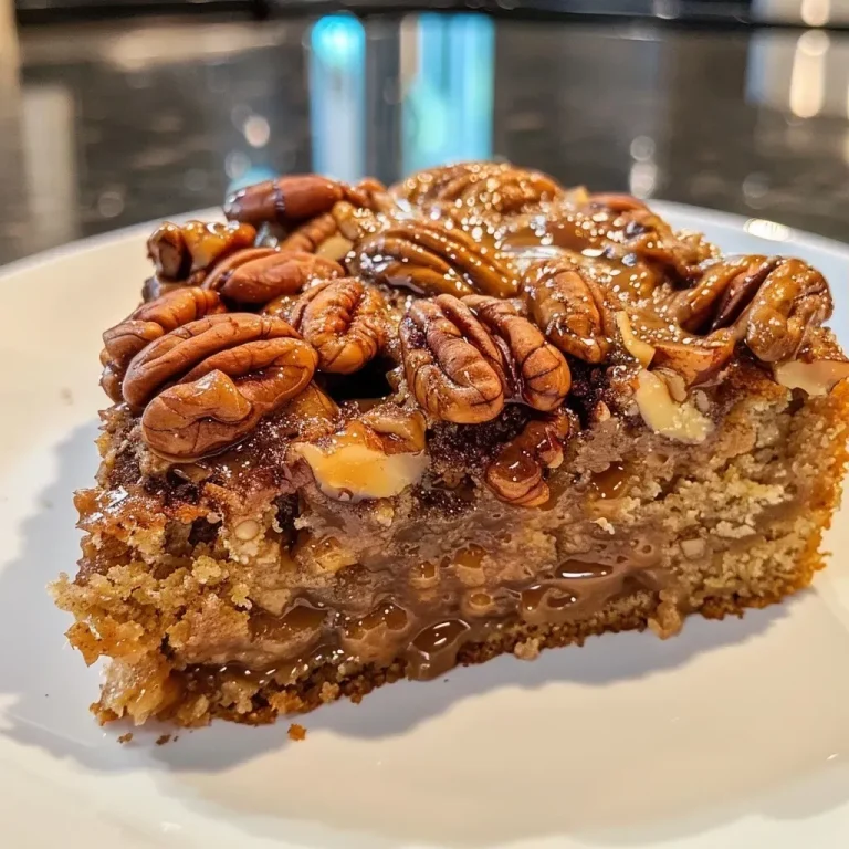 ['Close-up view of a moist cinnamon pecan coffee cake.', 'Side view of a cinnamon pecan coffee cake with a golden-brown crust.', 'Delicious coffee cake topped with pecans and cinnamon, showcasing layers.', 'A slice of cinnamon pecan coffee cake with visible pecan chunks and cinnamon swirl.']