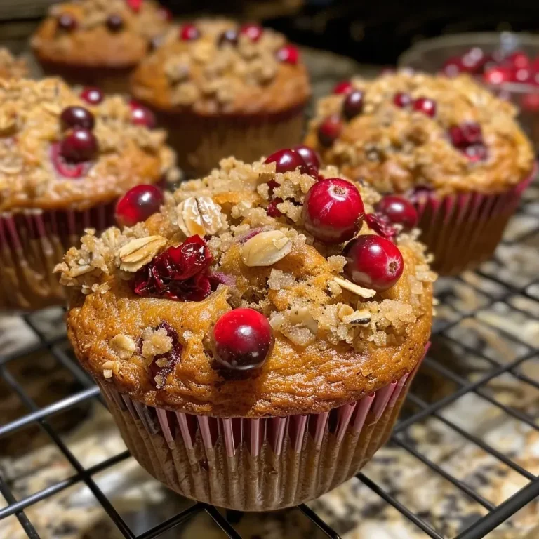 ['Close-up view of cranberry orange protein muffins showcasing their texture and color.', 'Side view of freshly baked cranberry orange protein muffins, highlighting their moist interior.', 'Juicy cranberry orange protein muffins with visible cranberries and orange zest.', 'A delicious array of protein muffins featuring cranberries and orange zest in a vibrant presentation.']