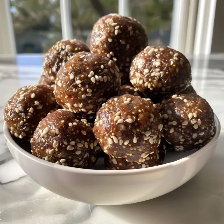 ['Side view close-up of vegan fig energy balls, showcasing their textured surface.', 'Detailed shot of fig energy balls, highlighting the walnut and hemp seed texture.', 'Close-up view of delicious fig energy balls with visible ingredients like walnuts and figs.', 'Juicy fig energy balls captured from the side, revealing a mixture of nuts and seeds.']