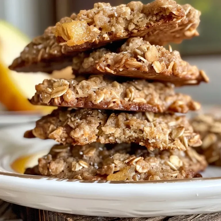 ['Close-up view of a plate of healthy pear oatmeal cookies, showcasing their golden-brown texture and visible pear chunks.', 'Side view of freshly baked healthy pear oatmeal cookies, with a focus on the soft, chewy consistency and cookie edges.', 'Juicy healthy pear oatmeal cookies displayed on a wooden surface, highlighting the oats and pear pieces in the dough.', 'Detailed side shot of healthy pear oatmeal cookies on a rustic plate, emphasizing the ingredients like oats and fresh pear.']
