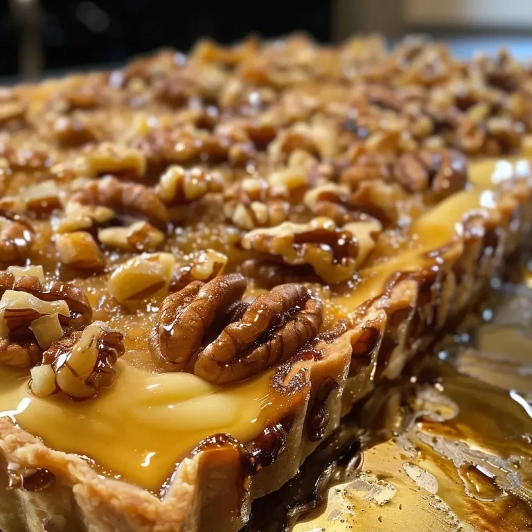 ['Close-up side view of a Maple Walnut Tart with a golden crust and walnut topping.', 'Delicious Maple Walnut Tart showcasing a flaky crust and rich filling adorned with walnuts.', 'A beautifully baked Maple Walnut Tart with a shiny maple glaze and toasted walnut pieces.', 'Side angle of a Maple Walnut Tart revealing its layers and texture, with a glossy finish.']