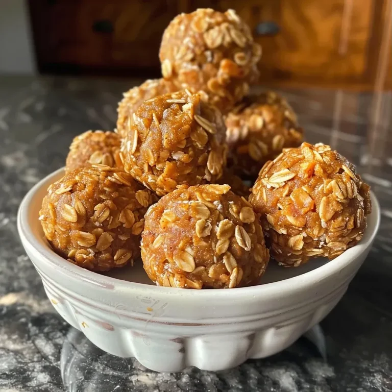 ['Close-up view of No Bake Pumpkin Spice Energy Bites with a smooth texture and chocolate chips.', 'Side view of a cluster of No Bake Pumpkin Spice Energy Bites featuring a bright orange hue.', 'Juicy No Bake Pumpkin Spice Energy Bites arranged on a plate with chia seeds sprinkled around.', 'Delicious No Bake Pumpkin Spice Energy Bites showcasing a rich blend of pumpkin and spices.']