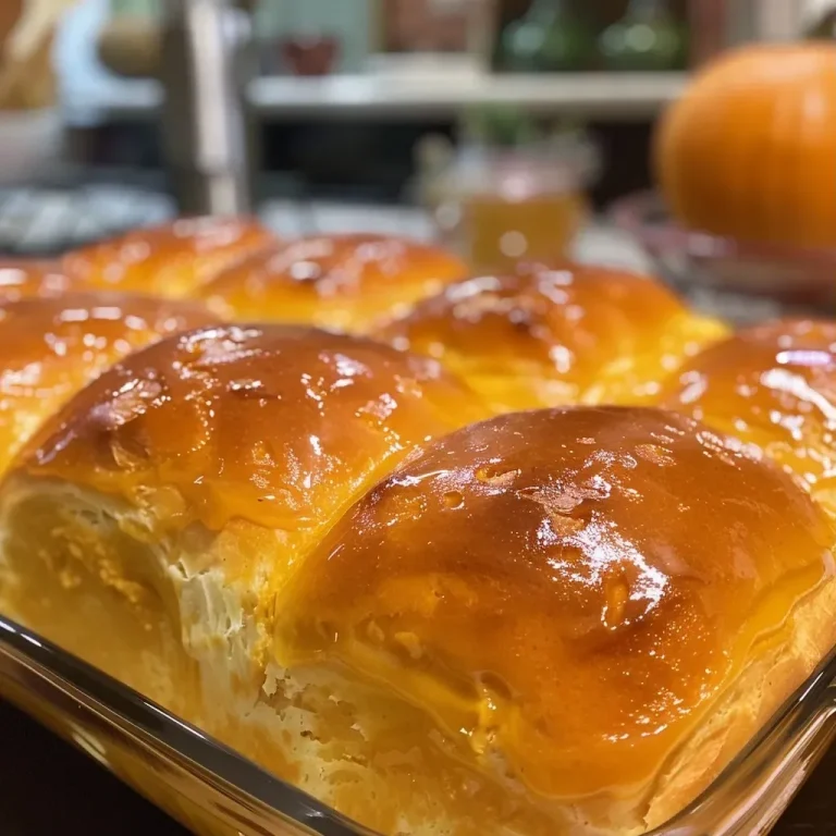 ['Close-up view of golden brown Pumpkin Dinner Rolls, fluffy and freshly baked.', 'Side view of warm, soft Pumpkin Dinner Rolls with a shiny glazed topping.', 'Juicy, orange-hued Pumpkin Dinner Rolls arranged on a rustic wooden surface.', 'Soft, pillowy Pumpkin Dinner Rolls with a hint of steam rising from them.']