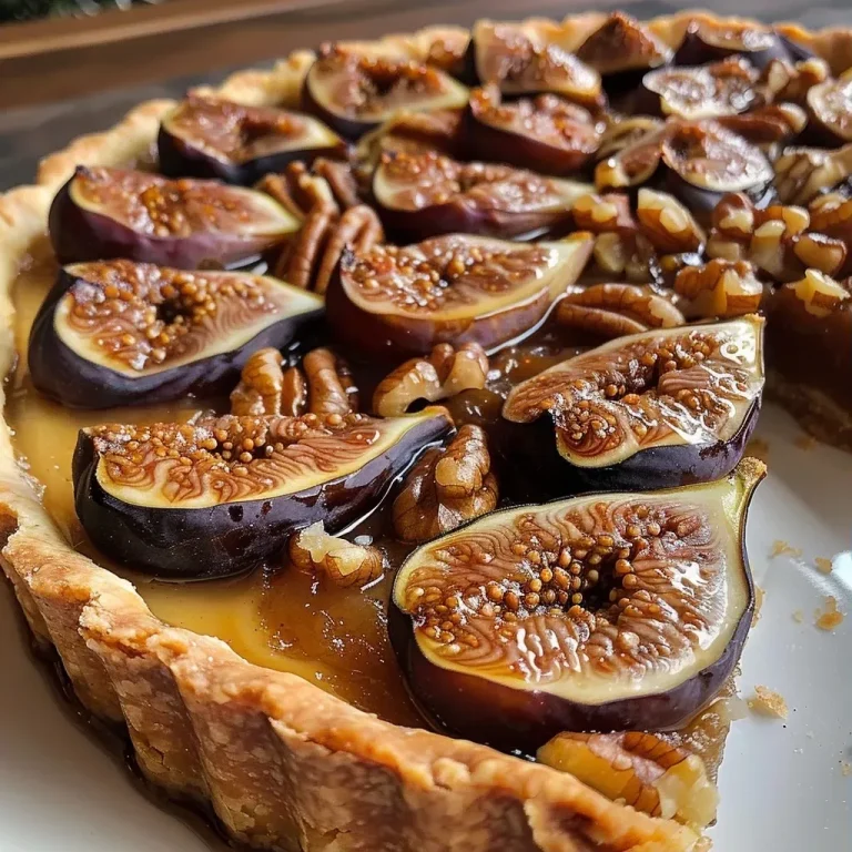 ['Close-up view of a spiced fig and walnut tart with a golden crust, garnished with orange zest.', 'Side angle of a freshly baked spiced fig and walnut tart, showcasing figs and walnuts on top.', 'Detailed shot of a slice of spiced fig and walnut tart, highlighting its rich filling and crumbly crust.', 'Artistic close-up of a fig tart with visible orange zest and chopped walnuts, emphasizing texture.']