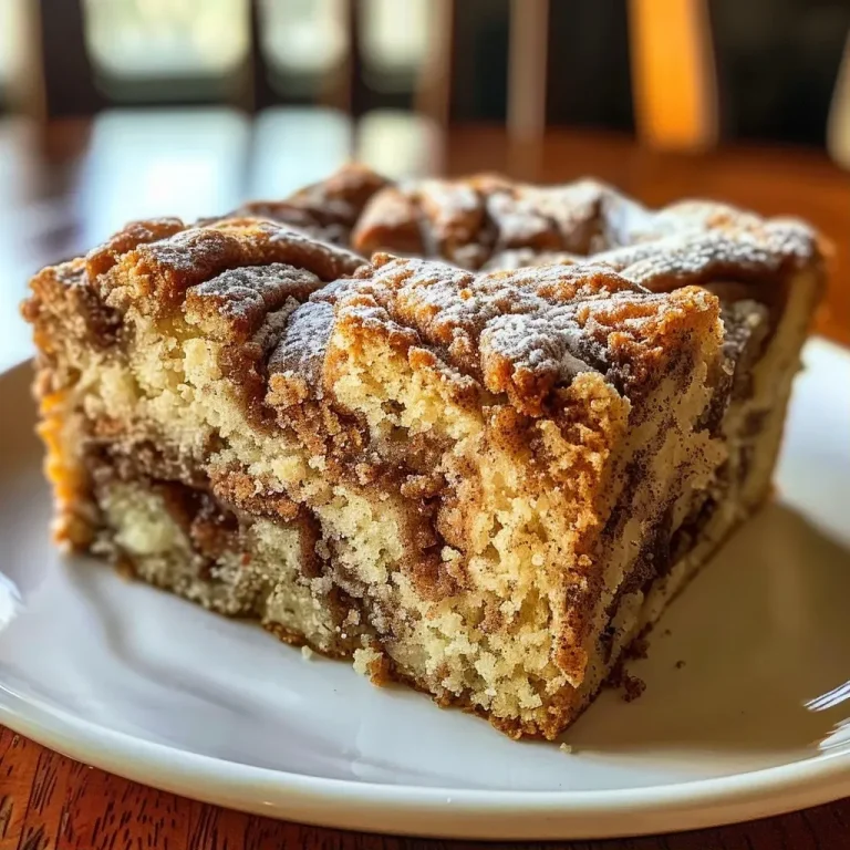 ['Close-up side view of a slice of sugar-free cinnamon coffee cake on a plate.', 'Juicy, golden-brown sugar-free cinnamon coffee cake with cinnamon streusel topping.', 'A moist piece of cinnamon coffee cake, showcasing its fluffy texture and cinnamon layers.', 'A side view of sugar-free cinnamon coffee cake highlighting its rich, appetizing layers.']