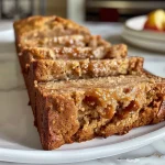 ['Close-up view of freshly baked Honeycrisp Apple Bread on a wooden table.', 'Side view of a golden-brown loaf of Honeycrisp Apple Bread with apple pieces visible.', 'Juicy Honeycrisp Apple Bread sliced, showcasing the tender texture and apple chunks.', 'Detailed image of a Honeycrisp Apple Bread loaf with a buttery crust and cinnamon sprinkle.']