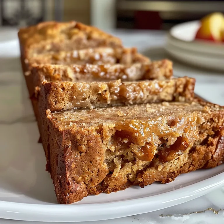 ['Close-up view of freshly baked Honeycrisp Apple Bread on a wooden table.', 'Side view of a golden-brown loaf of Honeycrisp Apple Bread with apple pieces visible.', 'Juicy Honeycrisp Apple Bread sliced, showcasing the tender texture and apple chunks.', 'Detailed image of a Honeycrisp Apple Bread loaf with a buttery crust and cinnamon sprinkle.']